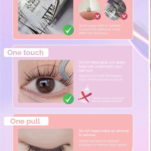 Self adhensive DIY eye lash Shimmering StartLight by Char lash - Picture 5 of 6